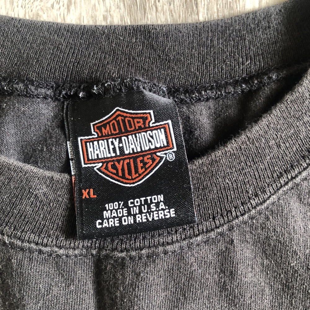 Vintage 2002 Harley Davidson Sturgis Black Hills Rally Muscle Shirt Extra Large - Picture 4 of 6